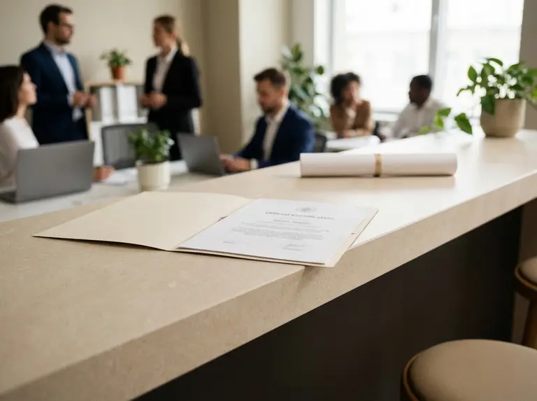 Сертификат на подоконник